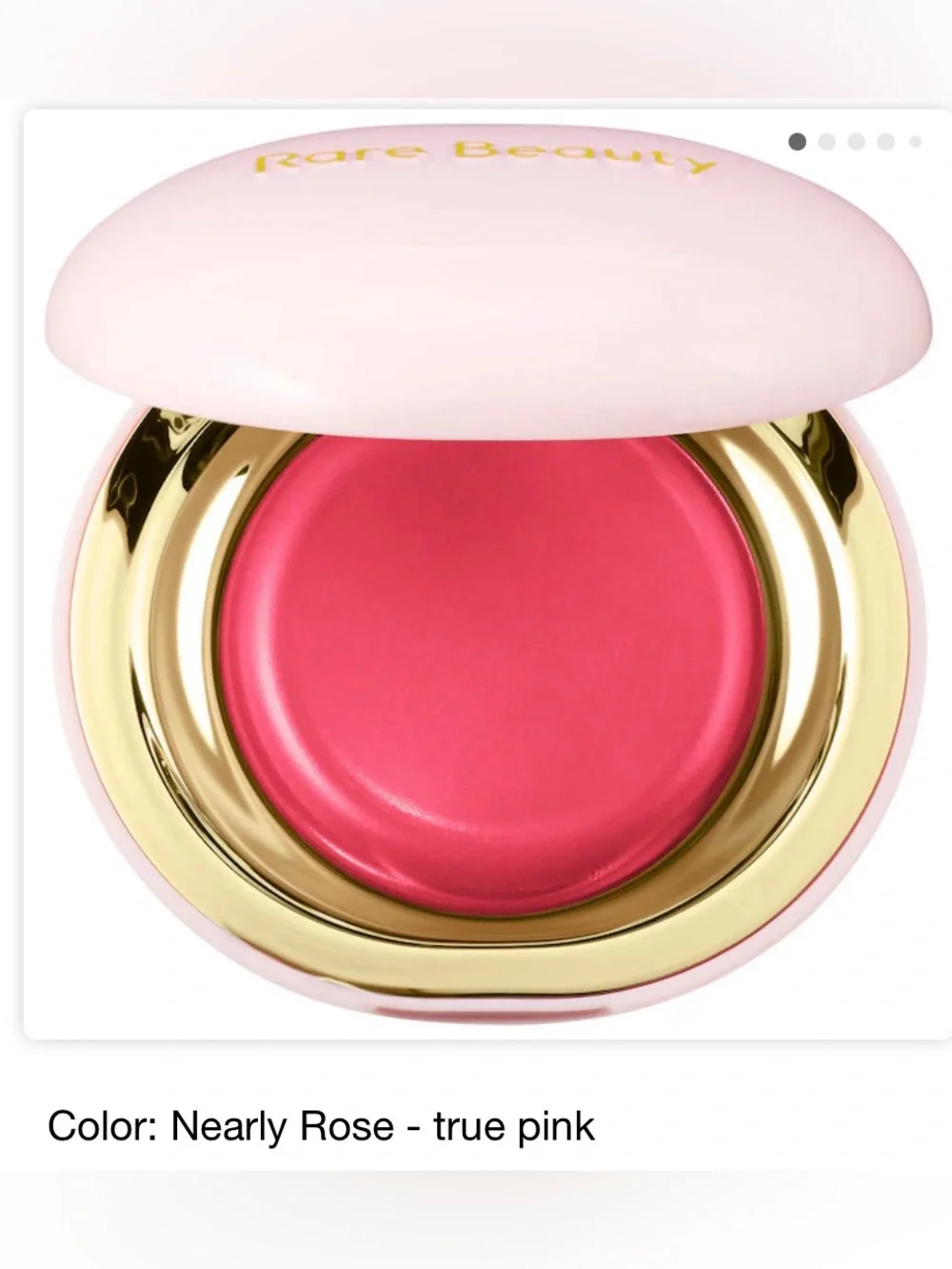 Rare Beauty Cream Blush Compact in Nearly Rose